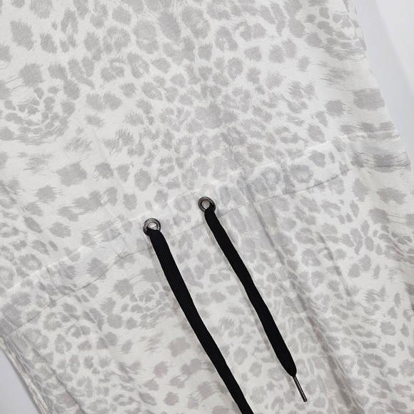 OnePiece Jumpsuit Original Leopard Sleeveless V-Neck Drawstring Waist Size XS - Picture 3 of 7